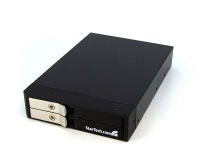 Startech.com Caja Extrable SATA Hot Swap Sin Bandeja de 3,5 pulgadas para Dos Discos Duros de 2,5 pulgadas (SATDOCK2520)